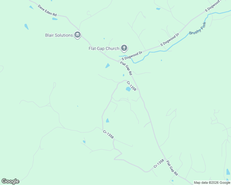 map of restaurants, bars, coffee shops, grocery stores, and more near 294 Cr-1358 in Berea