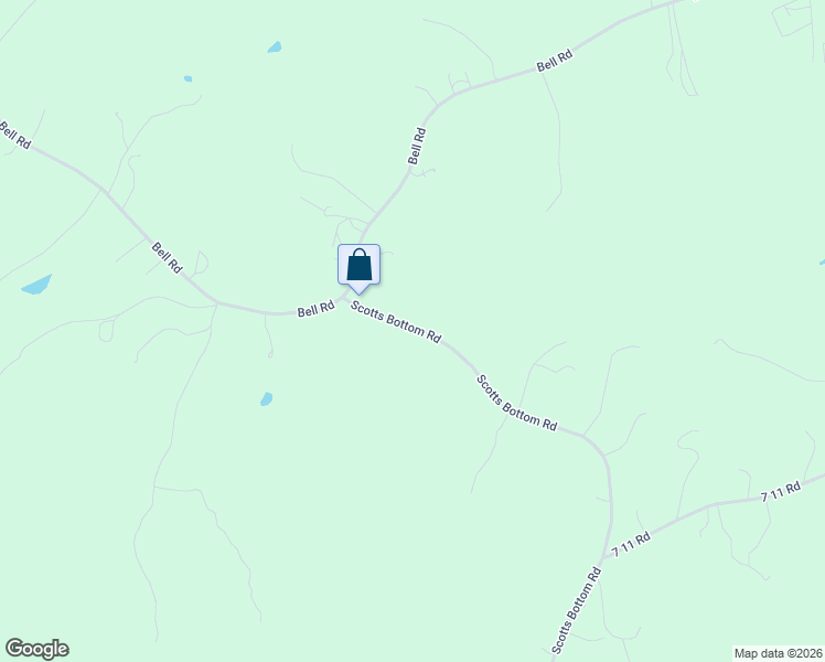 map of restaurants, bars, coffee shops, grocery stores, and more near Scotts Bottom Road in Dillwyn
