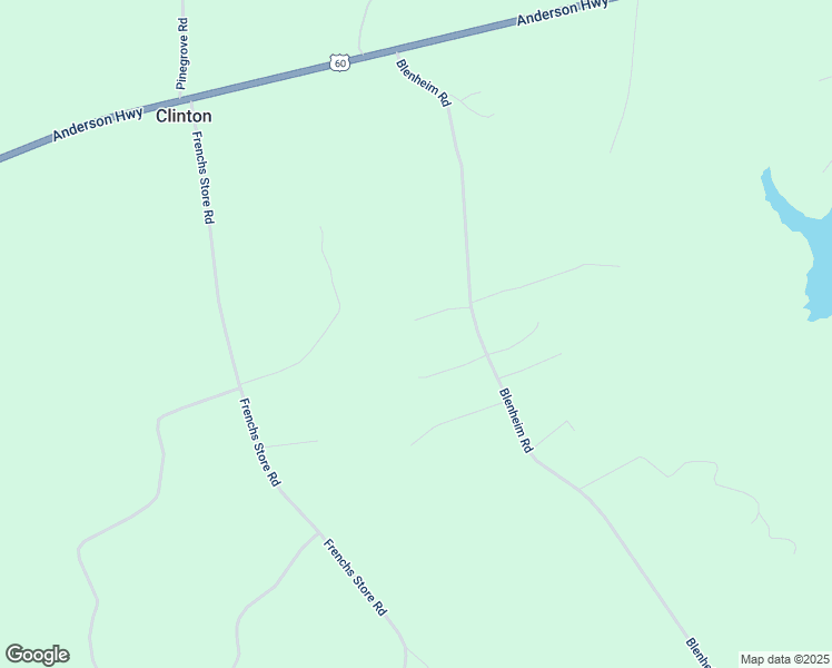map of restaurants, bars, coffee shops, grocery stores, and more near 6581 Blenheim Road in Powhatan