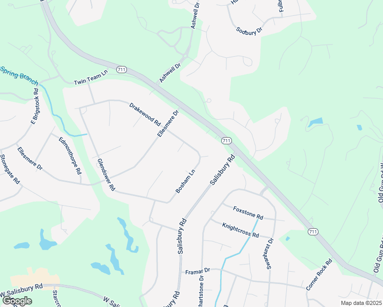 map of restaurants, bars, coffee shops, grocery stores, and more near 13021 Drakewood Road in Midlothian
