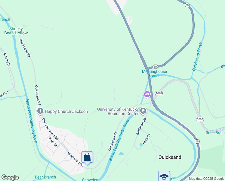 map of restaurants, bars, coffee shops, grocery stores, and more near 727 Snowden Branch Road in Jackson