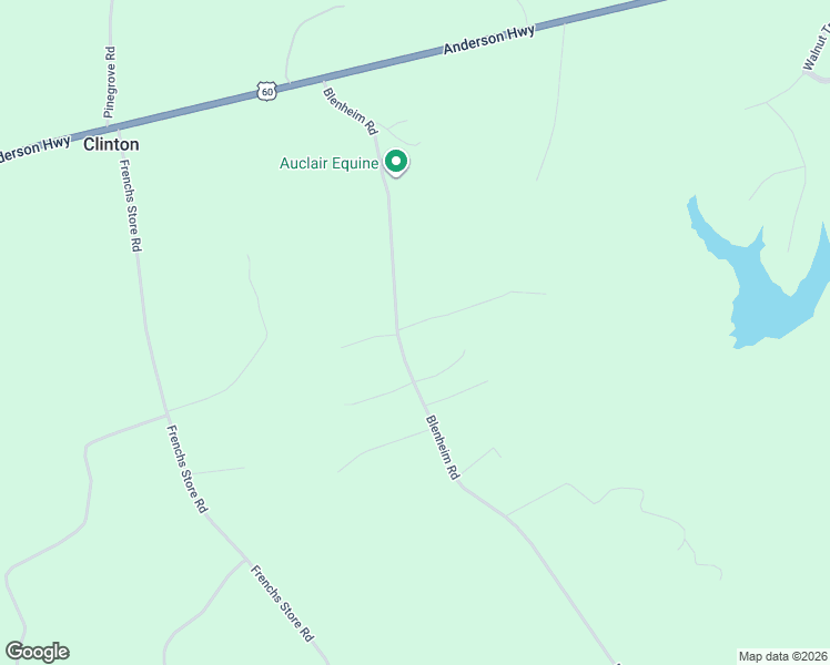 map of restaurants, bars, coffee shops, grocery stores, and more near 6554 Blenheim Road in Powhatan