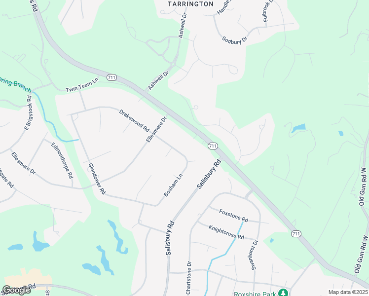 map of restaurants, bars, coffee shops, grocery stores, and more near 13011 Gray Oaks Lane in Midlothian