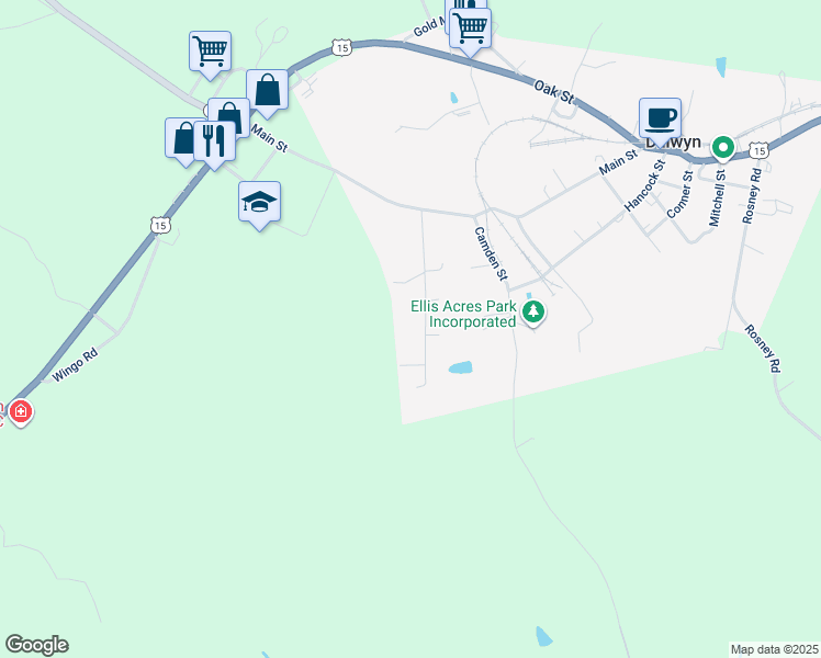 map of restaurants, bars, coffee shops, grocery stores, and more near 228 Lesueur Street in Dillwyn
