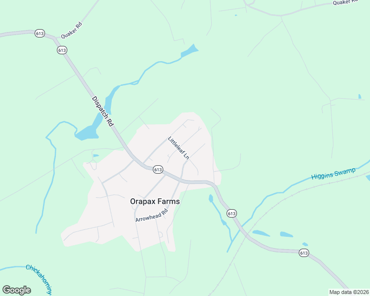 map of restaurants, bars, coffee shops, grocery stores, and more near 9001 Basswood Drive in Quinton