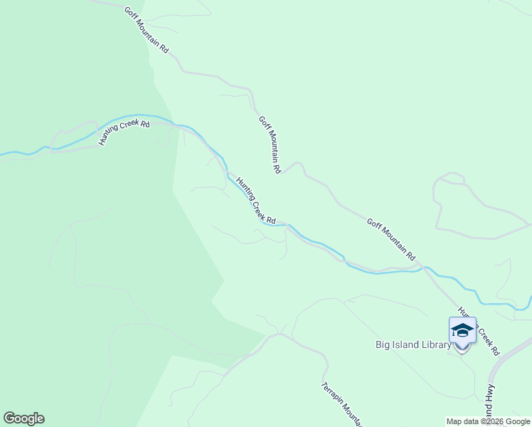 map of restaurants, bars, coffee shops, grocery stores, and more near 1983 Hunting Creek Road in Big Island