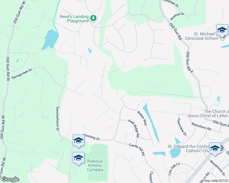 map of restaurants, bars, coffee shops, grocery stores, and more near 3312 Robious Crossing Dr in Midlothian