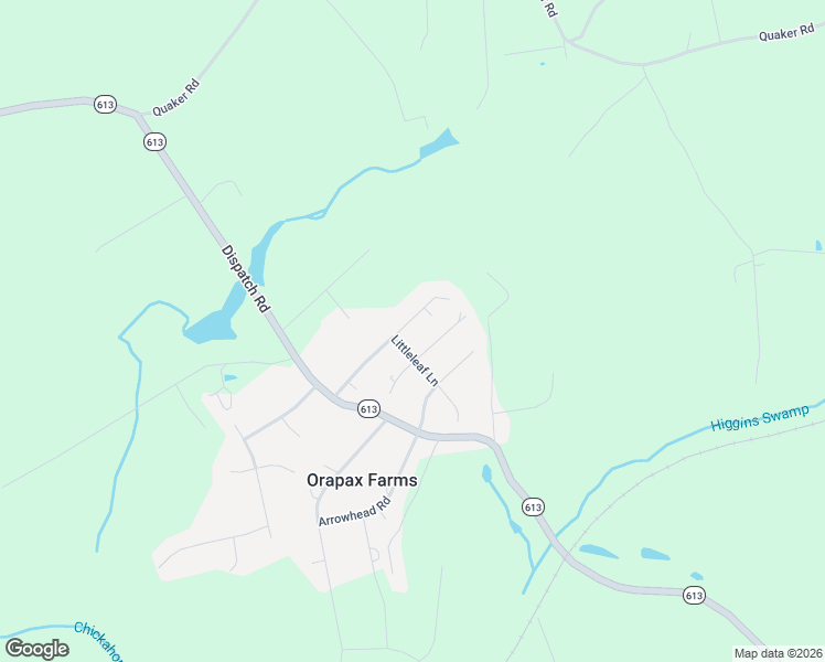 map of restaurants, bars, coffee shops, grocery stores, and more near 9001 Basswood Drive in Quinton