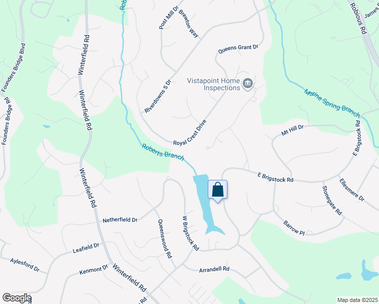 map of restaurants, bars, coffee shops, grocery stores, and more near 2761 Royal Crest Drive in Midlothian