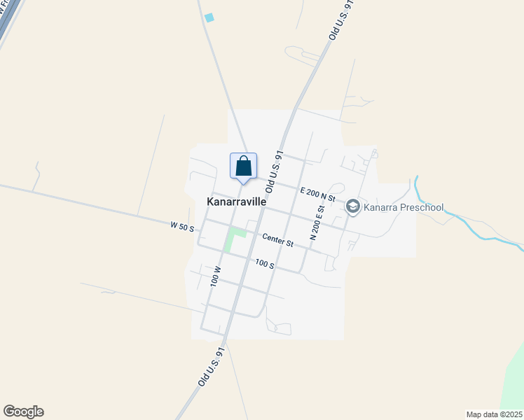 map of restaurants, bars, coffee shops, grocery stores, and more near 91 Old U.S. 91 in Cedar City