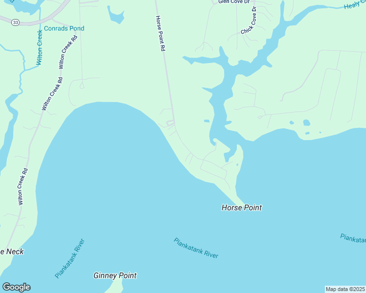map of restaurants, bars, coffee shops, grocery stores, and more near 942 Horse Point Road in Hartfield