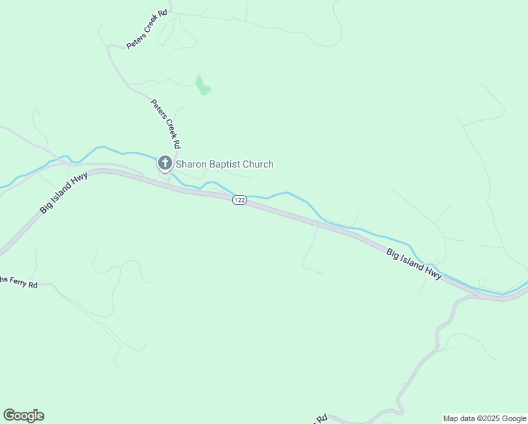 map of restaurants, bars, coffee shops, grocery stores, and more near 16625 Big Island Highway in Big Island