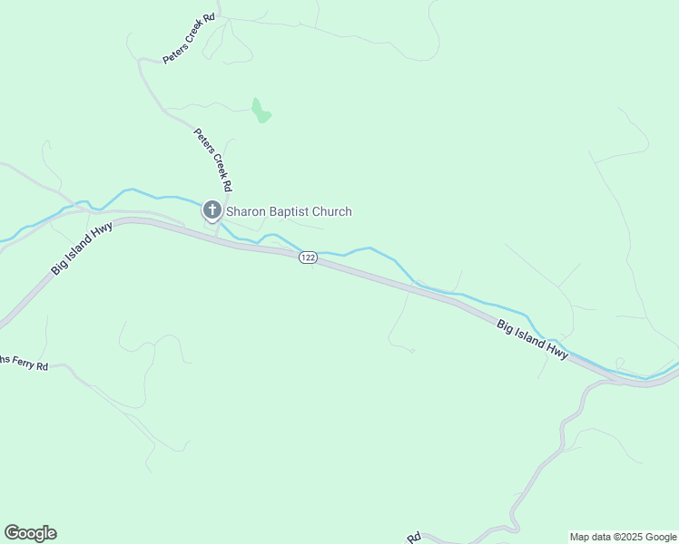 map of restaurants, bars, coffee shops, grocery stores, and more near 16625 Big Island Highway in Big Island