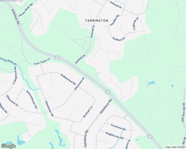 map of restaurants, bars, coffee shops, grocery stores, and more near 13021 River Hills Drive in Midlothian