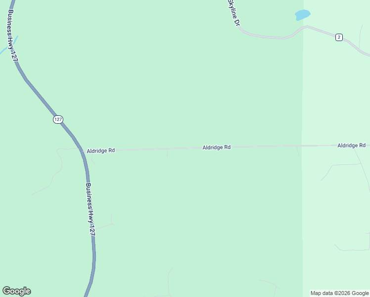 map of restaurants, bars, coffee shops, grocery stores, and more near 2608 Aldridge Road in Cobden