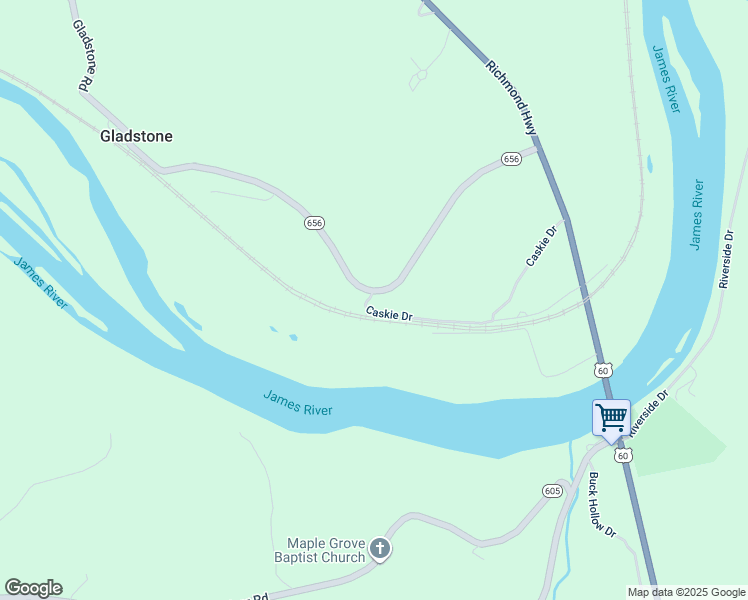 map of restaurants, bars, coffee shops, grocery stores, and more near 1823-1959 Gladstone Road in Gladstone