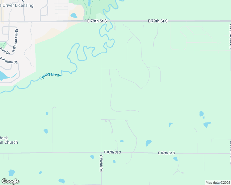 map of restaurants, bars, coffee shops, grocery stores, and more near 8610 South 95th Street East in Derby