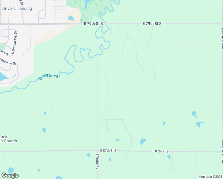 map of restaurants, bars, coffee shops, grocery stores, and more near 8610 South 95th Street East in Derby