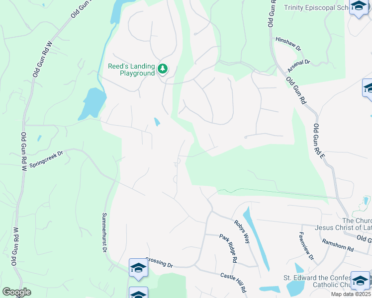 map of restaurants, bars, coffee shops, grocery stores, and more near 3431 Lady Marian Court in Midlothian
