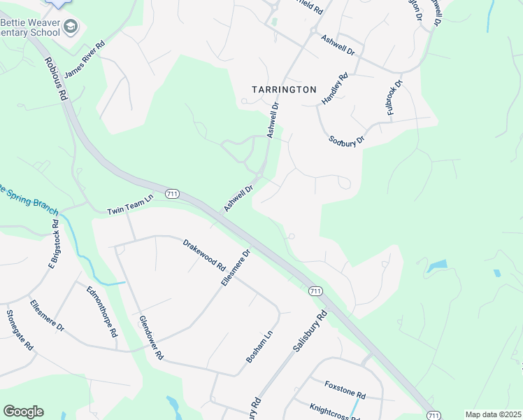 map of restaurants, bars, coffee shops, grocery stores, and more near 2901 Calcutt Drive in Midlothian