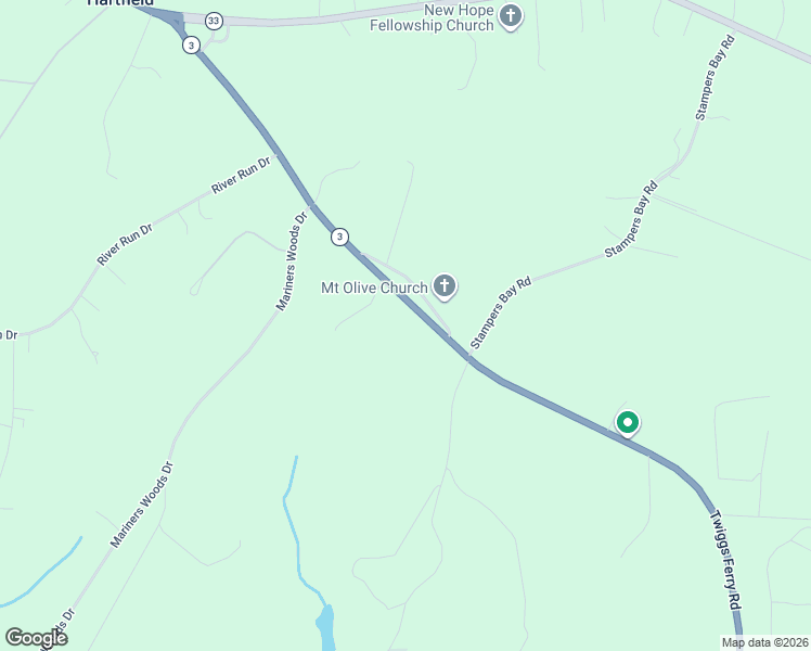 map of restaurants, bars, coffee shops, grocery stores, and more near 2535 Twiggs Ferry Road in Hartfield