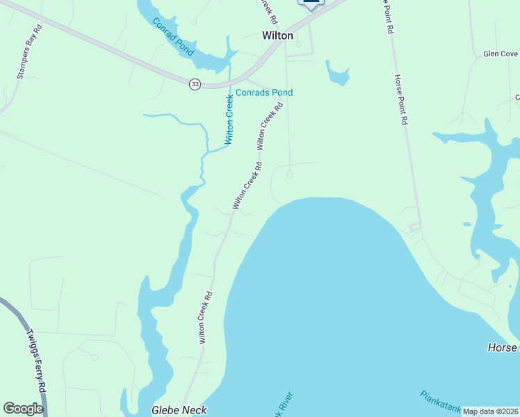 map of restaurants, bars, coffee shops, grocery stores, and more near 543-561 Wilton Creek Road in Hartfield