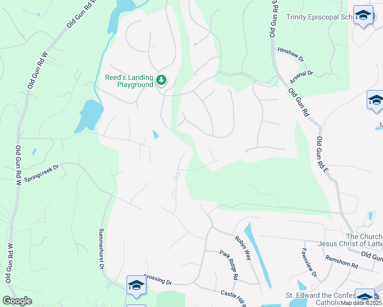 map of restaurants, bars, coffee shops, grocery stores, and more near 3451 Lady Marian Court in Midlothian