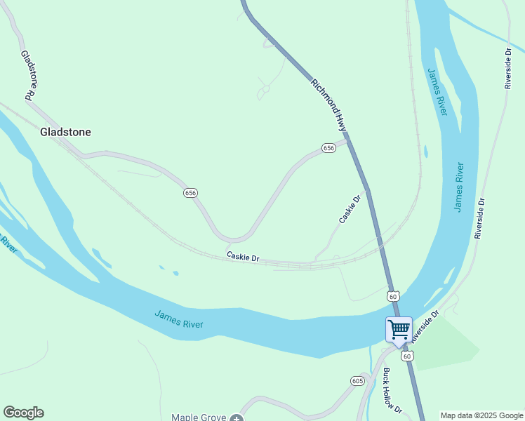 map of restaurants, bars, coffee shops, grocery stores, and more near 1959 Gladstone Road in Gladstone