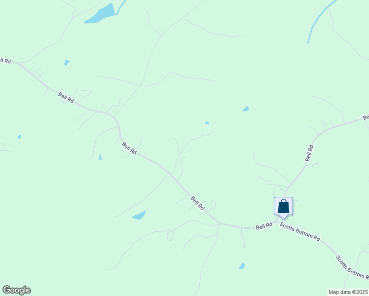 map of restaurants, bars, coffee shops, grocery stores, and more near Fourwheeler Alley in Buckingham County