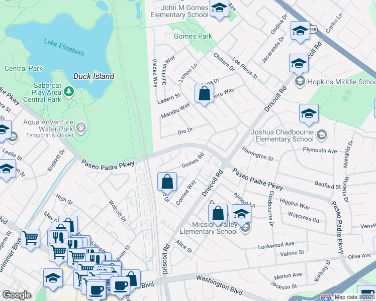 map of restaurants, bars, coffee shops, grocery stores, and more near 40912 Cruz Court in Fremont