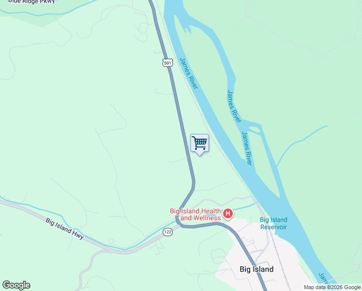 map of restaurants, bars, coffee shops, grocery stores, and more near 11610 Lee Jackson Highway in Big Island