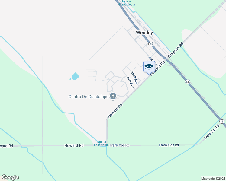 map of restaurants, bars, coffee shops, grocery stores, and more near 1 2nd Street in Patterson