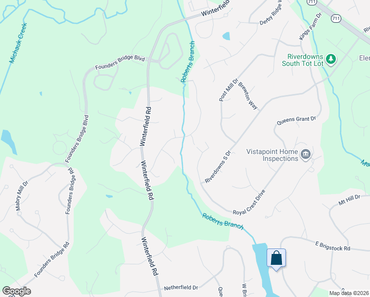map of restaurants, bars, coffee shops, grocery stores, and more near 14321 Crossings Ridge Drive in Midlothian