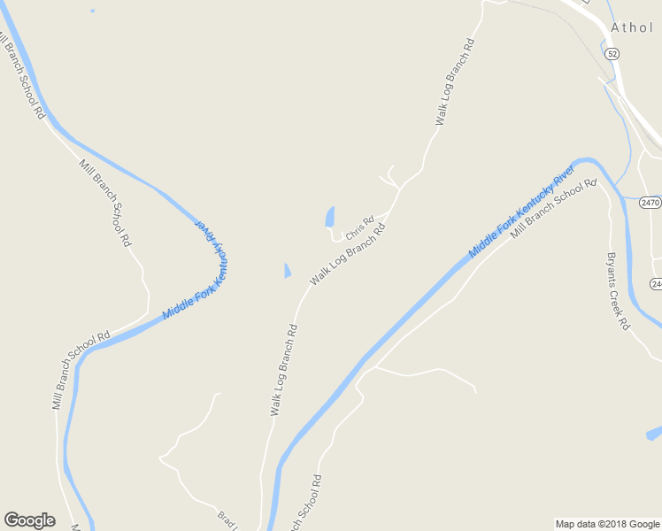 map of restaurants, bars, coffee shops, grocery stores, and more near Walk Log Branch Road in Beattyville