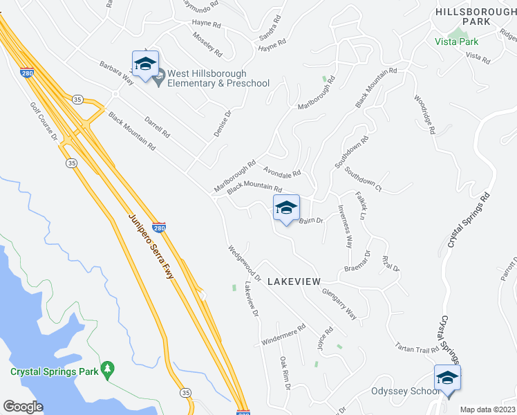 map of restaurants, bars, coffee shops, grocery stores, and more near 1545 Tartan Trail Road in Hillsborough