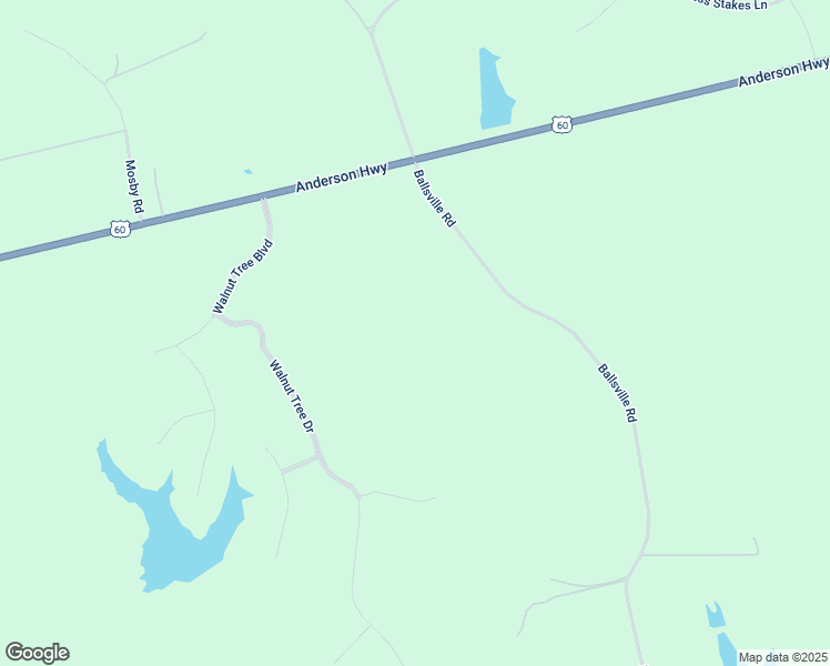 map of restaurants, bars, coffee shops, grocery stores, and more near 2285 Ballsville Road in Powhatan