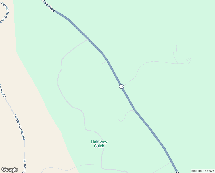 map of restaurants, bars, coffee shops, grocery stores, and more near 6879 California 49 in Mariposa