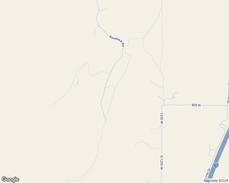 map of restaurants, bars, coffee shops, grocery stores, and more near 7133 Bareback Road in Cedar City