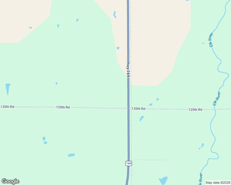 map of restaurants, bars, coffee shops, grocery stores, and more near 3800 120th Road in Thayer