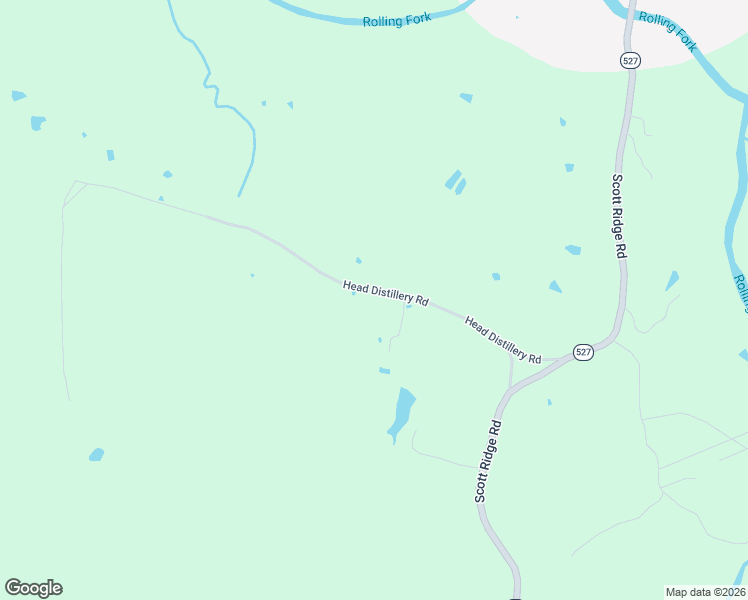 map of restaurants, bars, coffee shops, grocery stores, and more near 141-369 Head Distillery Road in Raywick