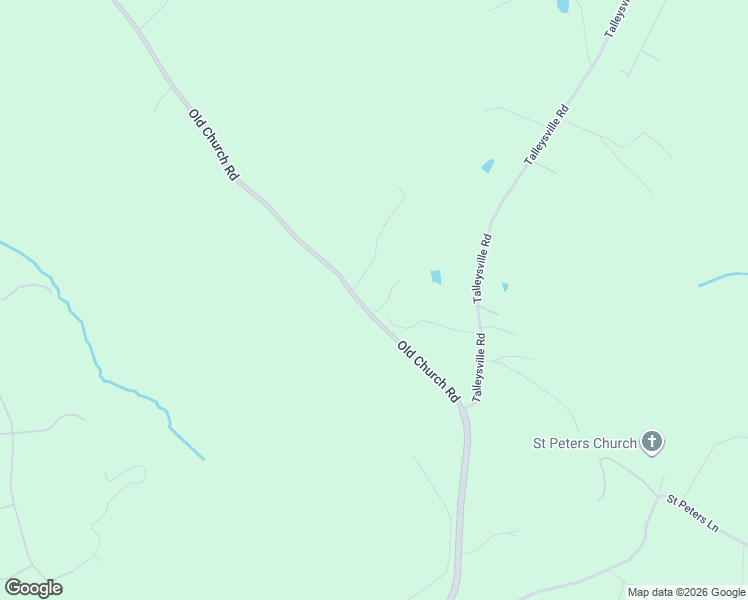 map of restaurants, bars, coffee shops, grocery stores, and more near 9447 Allforgod Lane in New Kent