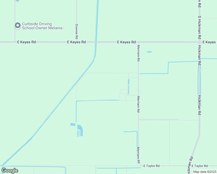 map of restaurants, bars, coffee shops, grocery stores, and more near 5719 Merriam Road in Denair