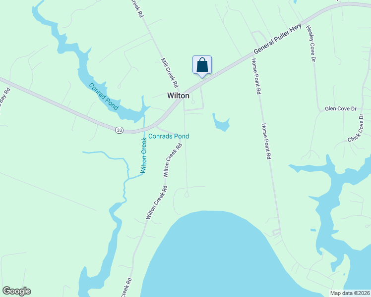 map of restaurants, bars, coffee shops, grocery stores, and more near Woodport Lane in Middlesex County