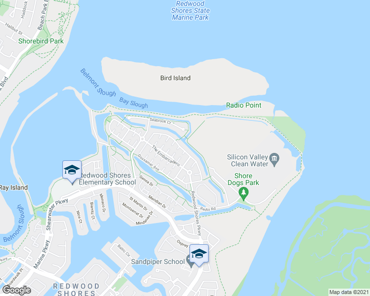 map of restaurants, bars, coffee shops, grocery stores, and more near 1085 Rockport Avenue in Redwood City