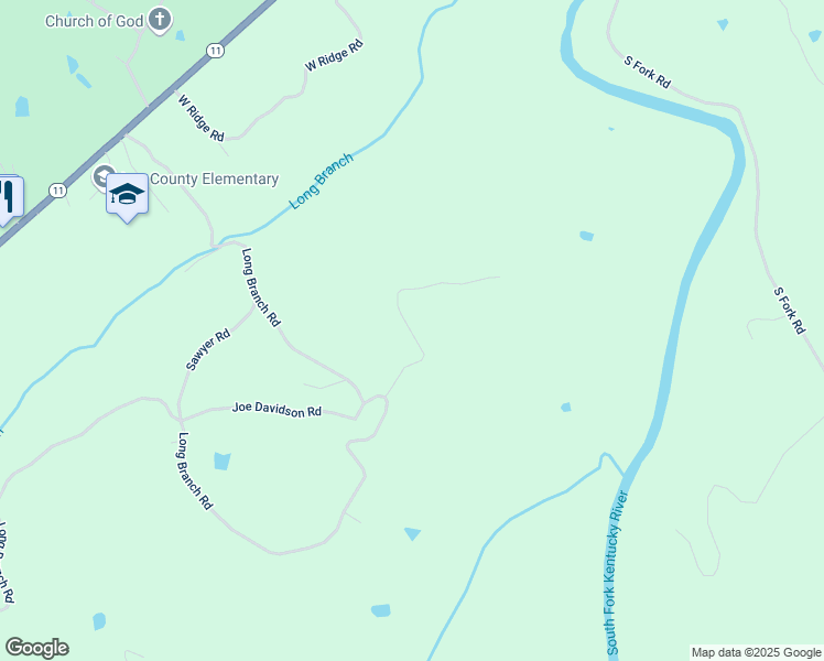 map of restaurants, bars, coffee shops, grocery stores, and more near 492 Short Ridge Road in Beattyville
