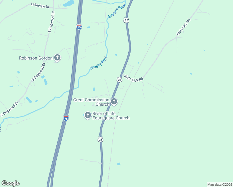 map of restaurants, bars, coffee shops, grocery stores, and more near 539 Mount Vernon Road in Berea