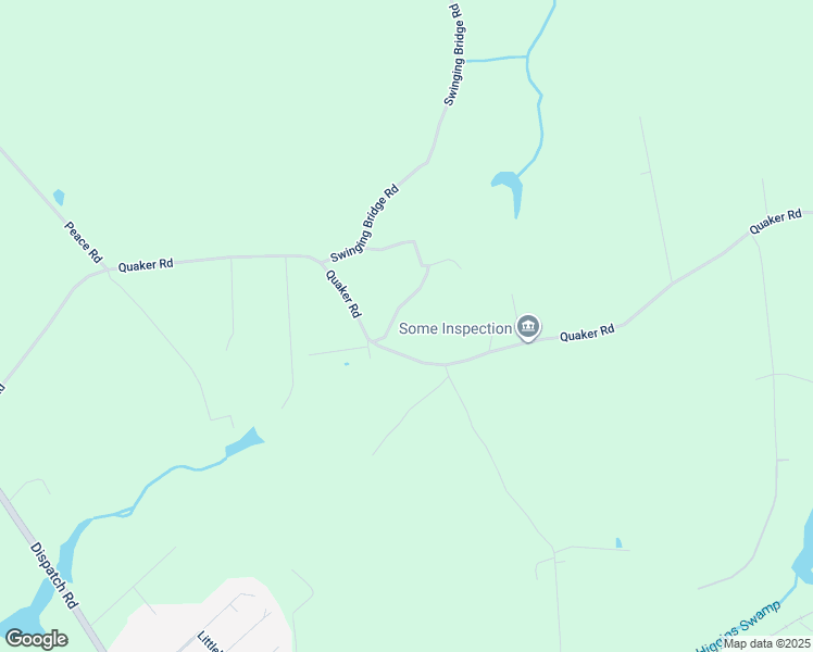 map of restaurants, bars, coffee shops, grocery stores, and more near 1980 Quaker Road in Quinton