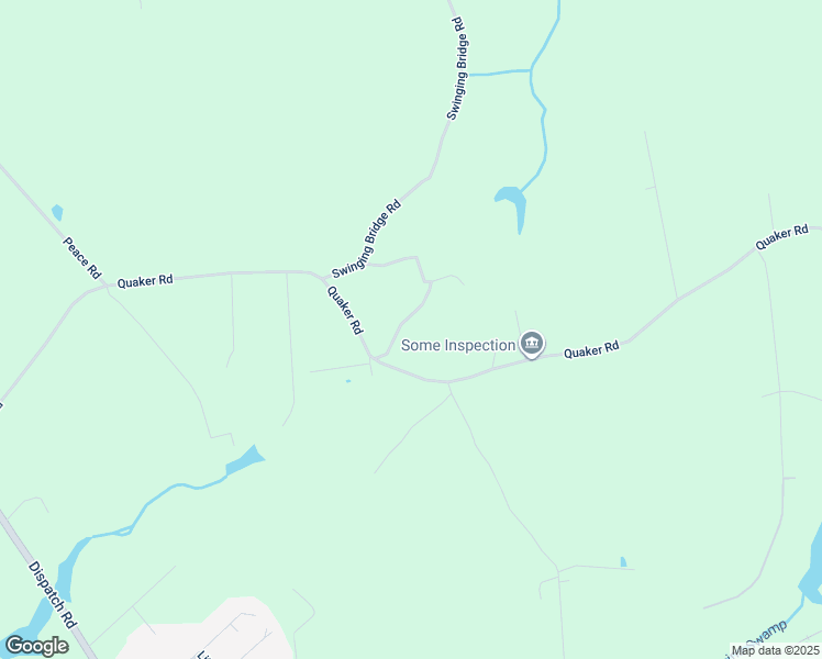 map of restaurants, bars, coffee shops, grocery stores, and more near 1980 Quaker Road in Quinton