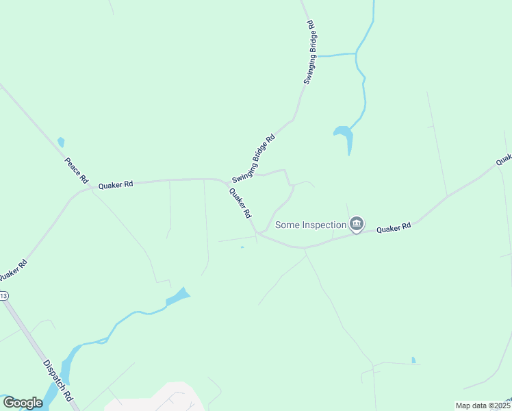 map of restaurants, bars, coffee shops, grocery stores, and more near 1916 Quaker Road in Quinton