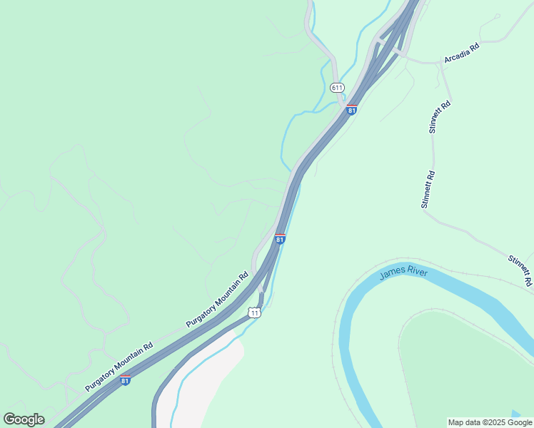 map of restaurants, bars, coffee shops, grocery stores, and more near 43 Rock Spring Road in Buchanan